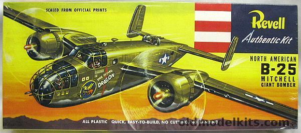 Revell 1/64 B-25 Mitchell Flying Dragon, H216-98 plastic model kit